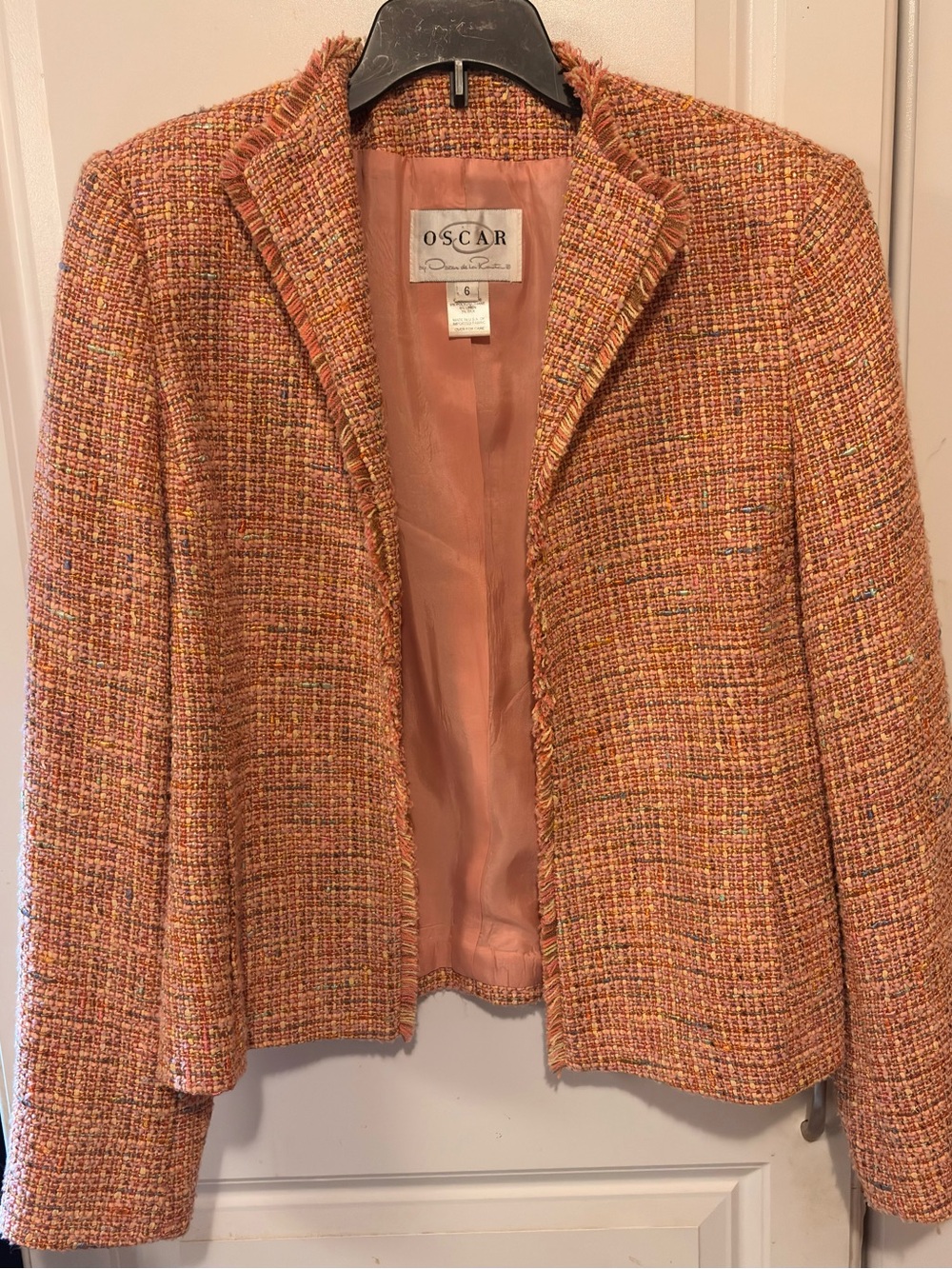Oscar de la Renta Tweed Jacket Size 6
